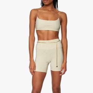 WEWOREWHAT Chain Rib Bike Short & Rib Top